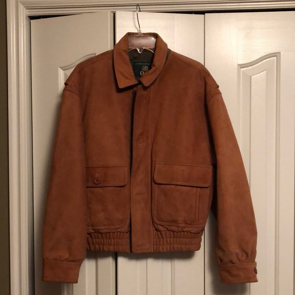 Orvis mens suede jacket